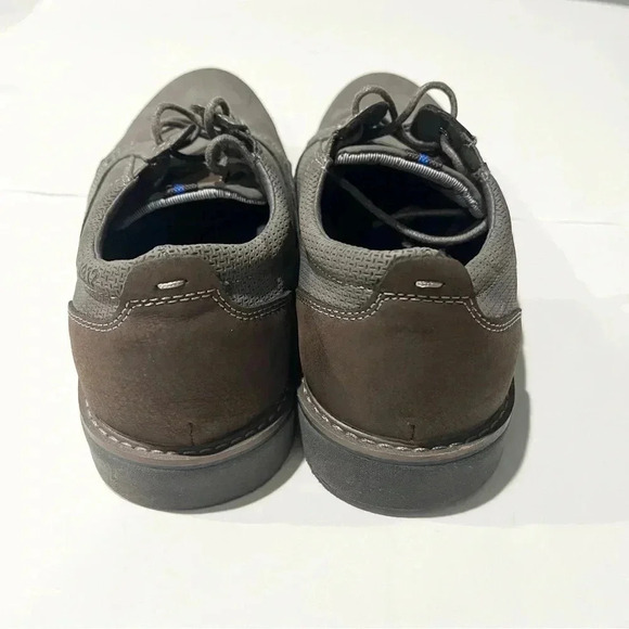 Nunn Bush CADET‎ PLAIN TOE OXFORD comfort gel memory lightweight mens 9.5 gray